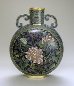 Moon Flask (cloisonne-emalj)