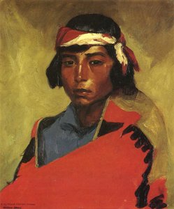 Pojke från Tesuque Pueblo, 1916