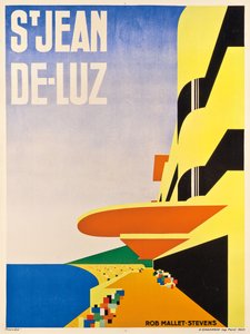 Affischreklam för Saint-Jean-de-Luz, 1928