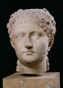 Chef för Agrippina den yngre (ca 16-59) (marmor)