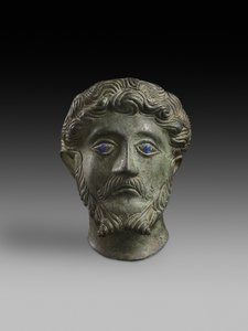 Chef för Marcus Aurelius, 161-180 AD (brons)