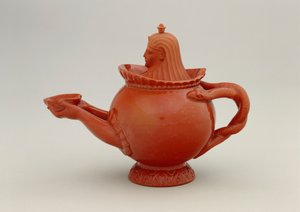 Tekanna med egyptiskt tema, efter 1793 (keramik)