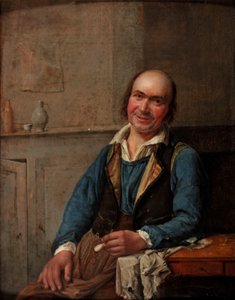 Porträtt av en leende man, 1837