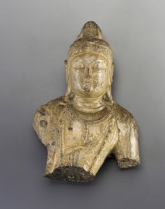 Liten byst av buddhistisk figur