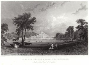Lowther slott och park i Westmorland