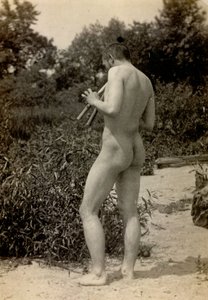 Thomas eakins spelar en Aulos, 1889