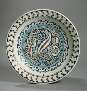 Stenpastaplatta, Iznik, Turkiet (keramik)