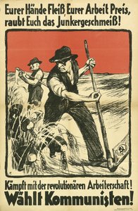 Kommunistiska valaffisch KPD, ca 1931