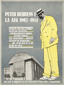 Peter Behrens och AEG 1907-1914 affisch