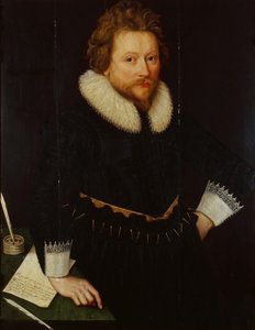 Porträtt av John Fletcher 1579-1625, ca. 1620
