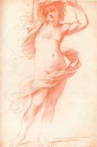 Stående naken kvinna, 1600-talet, 1925
