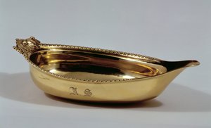 Guld pap-båt, av John Lamb, London, 1816