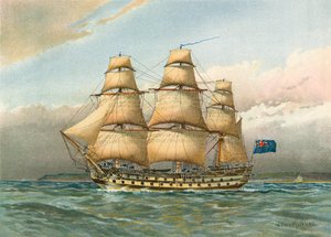 Slagskib omkring 1760swed