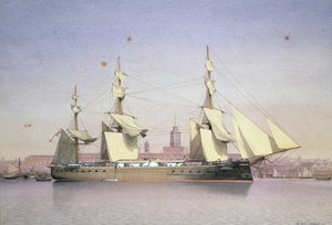 H.M.S. Monarch i Plymouth