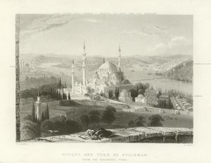 Moskén och graven av Suleiman, Konstantinopel