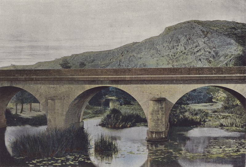 Beaulieu, Le Pont Barre (färgad bild) av (after) French Photographer