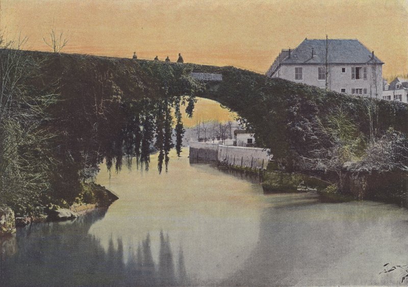 Betharram, Le Pont (färgat foto) av (after) French Photographer