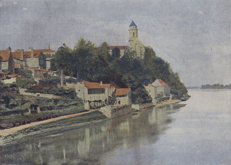 Saint-Florent-le-Vieil (färgad bild) av (after) French Photographer