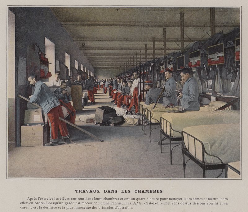 Works in the Chambers (färgad bild) av (after) French Photographer