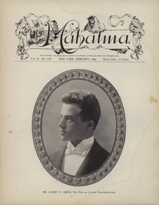 Albert E Smith, The Popular Lyceum Prestidigitateur av American School