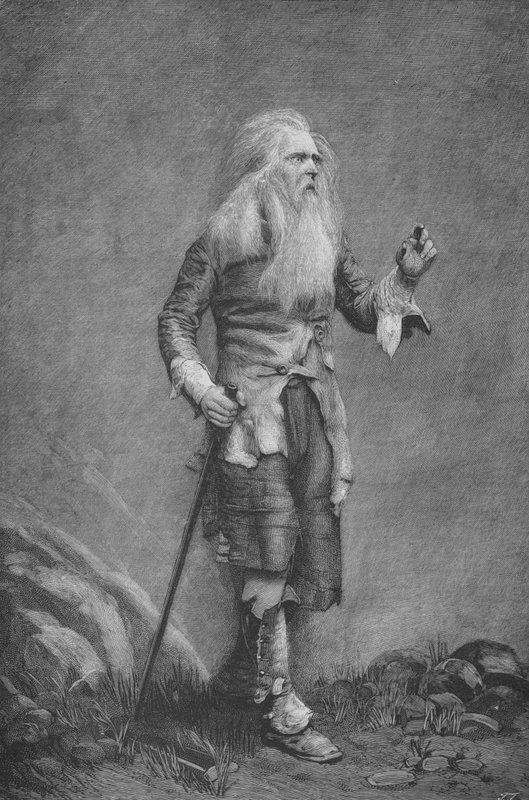 Jefferson som Rip Van Winkle av American School