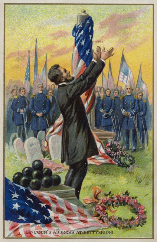 Lincolns adress i Gettysburg av American School