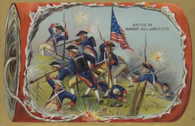 Slaget vid Bunker Hill, 17 juni 1775 av American School