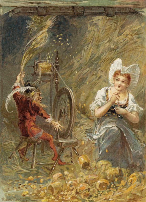 Rumpelstiltzkin spinning av English School