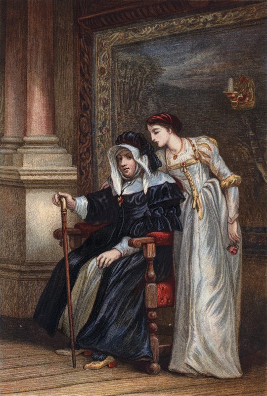 Shakespeare, Romeo och Julia, akt II, scen 5 av English School