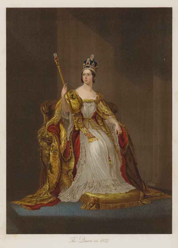 Drottningen 1837 av English School