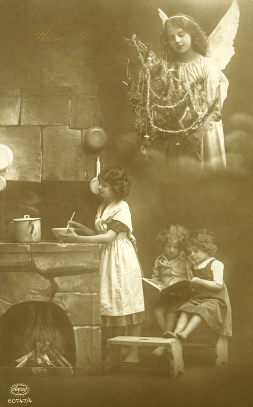 Ett barn som drömmer om jul av French Photographer