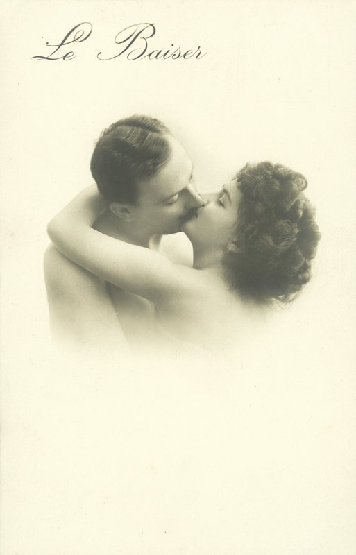 Kyssande par av French Photographer
