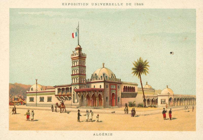Algeriet, världsutställningen 1889, Paris av French School