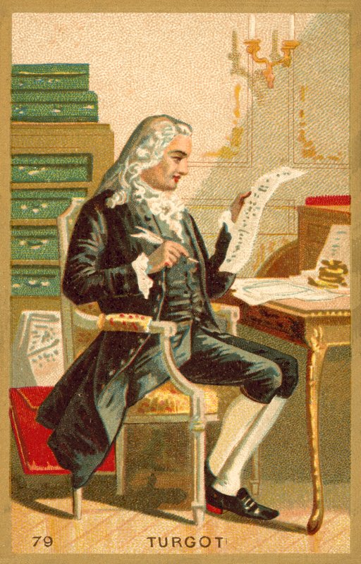 Anne-Robert-Jacques Turgot, fransk ekonom och statsman av French School
