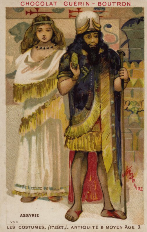 Assyriska dräkter av French School