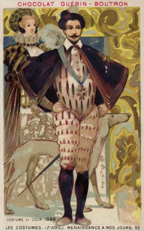 Hovklänning, 1588 av French School