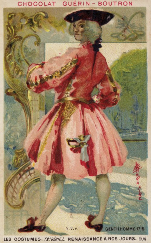 Gentleman, 1715 av French School
