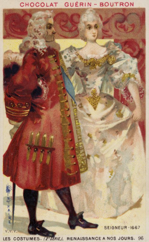 Herre och fru, 1667 av French School