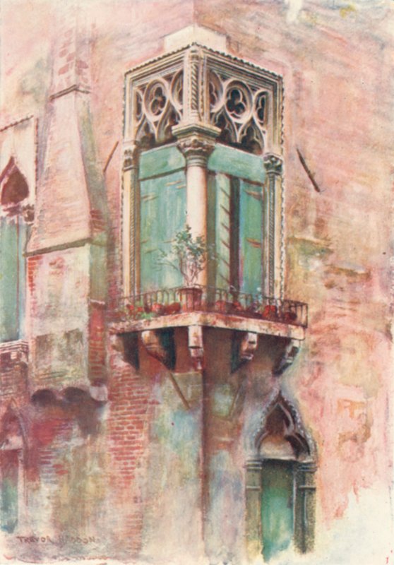 Palazzo Priuli vinkelfönster av A. Trevor Haddon