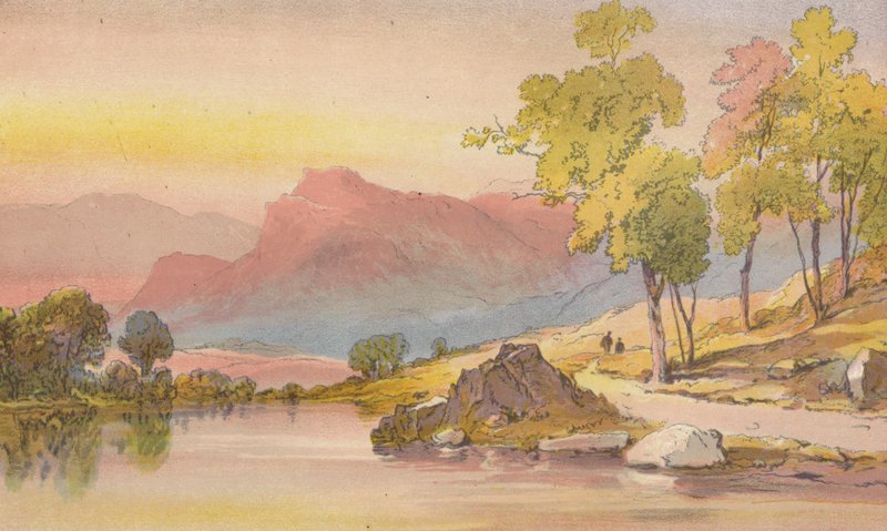 En spets av Ben Lomond (chromolitho) av Aaron Edwin Penley