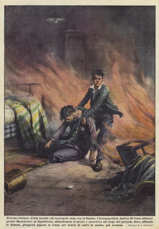 italienskt hjältemod av Achille Beltrame