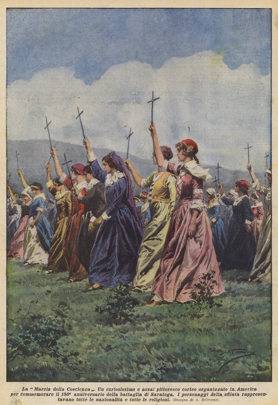 Medvetandemarschen av Achille Beltrame