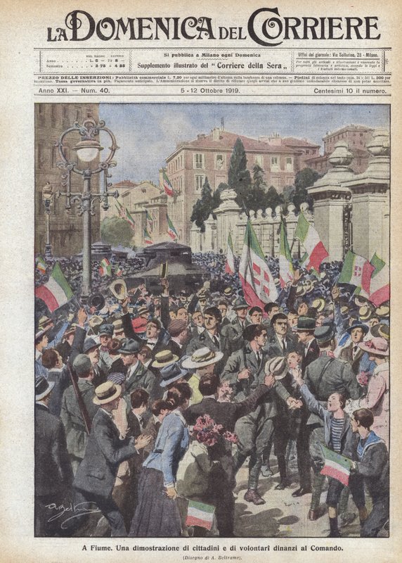 I Rijeka av Achille Beltrame