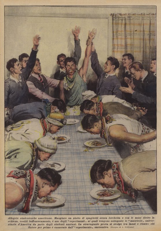 Amerikanska student jubel av Achille Beltrame