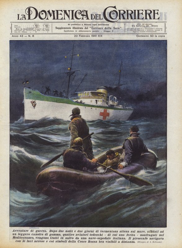 Krigsäventyr av Achille Beltrame