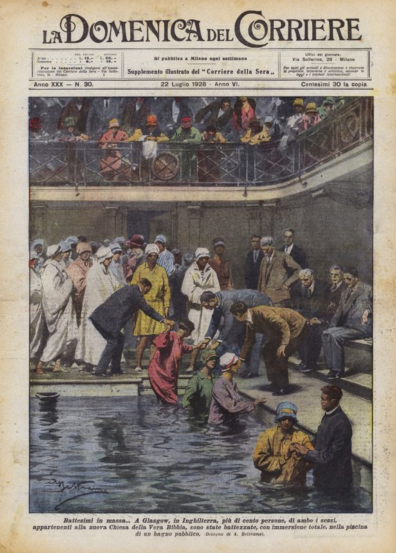 Mässdop av Achille Beltrame