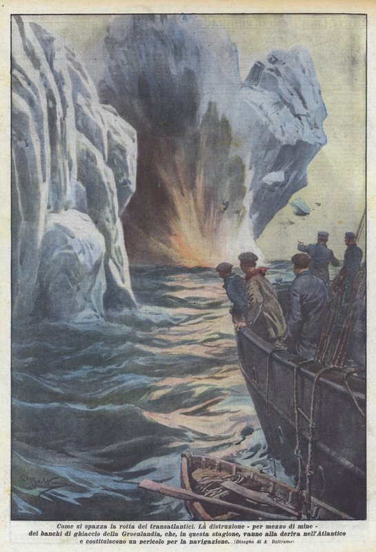 Hur den transatlantiska rutten sveper av Achille Beltrame