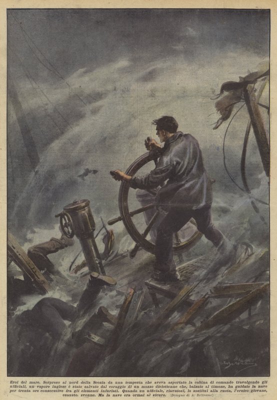 Havets hjältar av Achille Beltrame