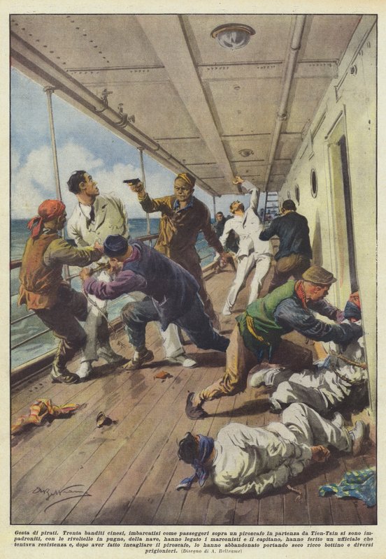 Piraternas gärningar av Achille Beltrame