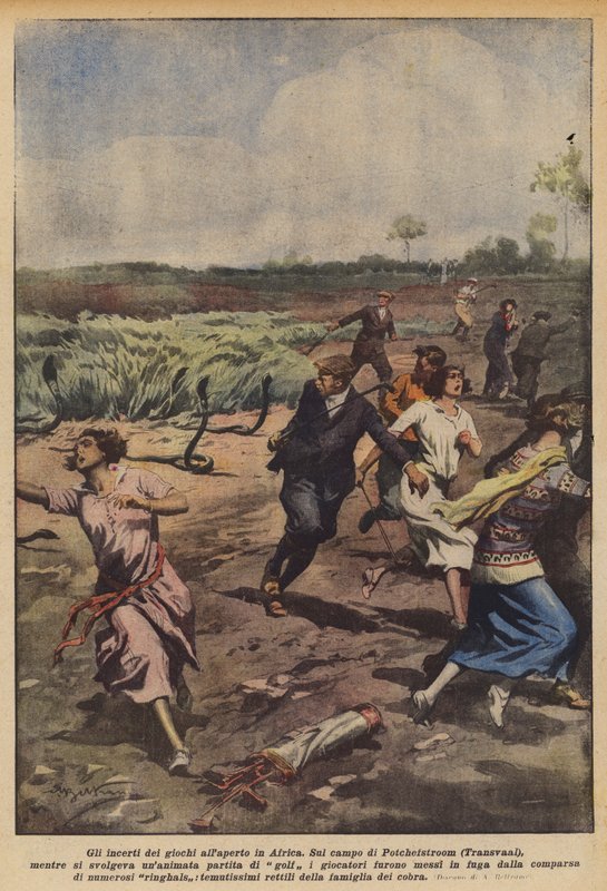 Osäkerheterna med utomhusspel i Afrika av Achille Beltrame